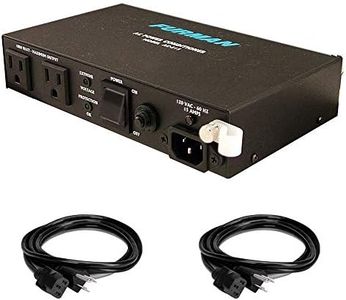 Furman AC-215A 2-Outlet Power Conditioner with (2) Extension Cable Bundle