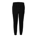 Boys Girls Children Kids School Jog Pants Sports Games Fleece PE Joggers Trouser Jogging Tracksuit Bottoms Regular fit 5-14 Years (7-8 Years, Black)