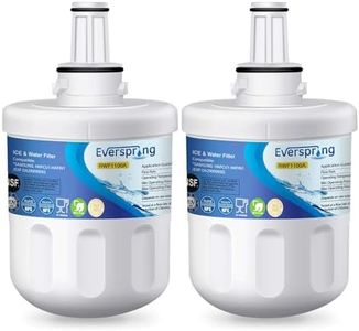 EVERSPRING Filtro de Agua para refrigerador Reemplazo para Samsung DA29-00003F, DA29-00003G, Aqua Pure Plus Hafin, DA29-00003B, DA29-00003A, DA97-06317A,RFC1100A Paquete de 2 (Con factura)