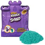 Kinetic Sand, Castle Case with 453g Teal Play Sand, Multi-purpose Play Space and Storage Container, Sensory Toys for Kids Aged 3 and up