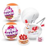 Mini Brands Master Chef Series 1 (2 Pack) - Collect and Create 11 MasterChef Dishes, DIY Resin Play, Non-Edible Collectible