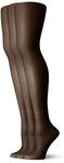 L'eggs Women's Energy 3-Pack Waist Sheer Toe Run-Resist Support Pantyhose, Black, B (Pack of 3)