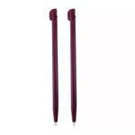 2x Wine Red (Burgundy) Replacement Touch Screen Stylus Pen, Compatible with Nintendo DSi XL (NDSi XL)