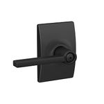 Schlage F40 LAT 622 CEN Century Collection Latitude Privacy Lock Lever, Matte Black