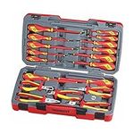 Teng Tools 18 Piece Pliers And Screwdriver 1000 Volt Tool Set - TV18N, Silver