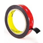 Double Sided 5952 Tape Heavy Duty Mounting Tape 1/2 Inch x 15.6 Ft, Strong Adhesive Foam Tape Waterproof Temperature Resistant for Automotive Trim, Home DIY, Office, Industrial Use