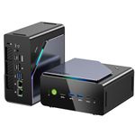 GMKtec K12 Gaming Mini PC AMD Ryzen 7 H 255 (Upgraded 8745HS) 32GB DDR5 RAM 1 TB SSD, Desktop Computer 3X M.2 2280 Expansion, Oculink, Dual NIC 2.5G, HDMI 2.1, USB4