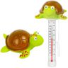 XY-WQ Floating Pool Thermometer, Large Size Easy Read for Water Temperature with String - Swimming Pools, Spas, Hot Tubs, Ponds (Turtle)