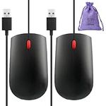 2 Pack USB Computer Mouse fits Lapt