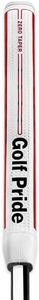 Golf Pride Zero Taper Putter Grip - Parallel Style Design for Consistent Hand Feel - Flat Paddle Horseshoe Shape - Dimpled Surface Texture - Medium 58 R Core - Red