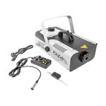 Ibiza - LSM1500PRO - Professional 1500W fog machine programmable with DMX and remote control - Black
