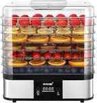 Maxkon Digital Food Dehydrator Fruit Meat Vegetable Dryer Beef Jerky Maker w/7 Trays