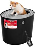 IRIS USA Cat Litter Box, Large Top