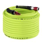 Flexzilla HFZP14100YW2-D Air Hose Kit, Plug & Coupler, 1/4" (inches) x 100' (feet)