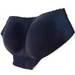 Changeshopping(TM) Fashion Lady Padded Seamless Butt Hip Enhancer Shaper Underwear (Black, XL)