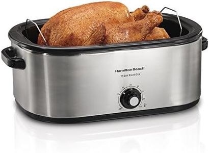 Hamilton Beach 28 Lb Turkey Roaster 22 Quart Oven