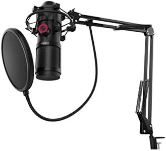 KROM KAPSULE - NXKROMKPSL - Kit de micrófono Streaming, unidireccional con Dos condensadores de cápsula, Audio 3.5mm, Montura Anti-Shock y Filtro Pop. Compatible con Windows & MacOS