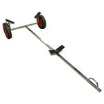 Boat Launching Trailer Wheels Hand Dolly Small Inflatable Boat - Stainless