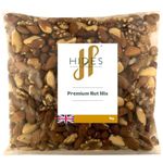 Hides Fine Foods - Premium Nut Mix 1kg - GMO Free - Suitable for Vegetarians - Great for Baking - Flapjacks - Granola - Trail Mix - Snacking - Cooking