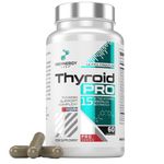 Ultra Premium Thyroid Support Supplement | Thyroid Pro The UK’s No1 Thyroid Supplements | 15 in 1 Thyroid Complex | 60 Vegan Capsules Ashwagandha, Ginseng, L Tyrosine, Zinc