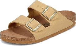 Birkenstock Arizona Vegan Latte Cream Birkibuc™ EU 36 (US Women's 5-5.5) Narrow, Cream