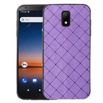 ELISORLI Compatible with Cricket Vision 3/Debut/AT&T Calypso 1 2 case Rugged Thin Slim Cell Accessories Anti-Slip Fit Rubber TPU Mobile Phone Cover for Wireless 4G LTE U318AA U319AA Women Men Purple