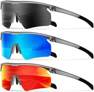 KALIYADI Polarized-Sunglasses-Men Mens-Sunglasses Sports Sunglasses: UV400 Protection for Fishing Golf Running