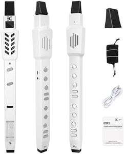EX Digital Wind Instrument with 12 Tones, 3 Fingerings, Scales, Transpose Function, Automatic Vibrato, Three-octave Option, and Blow Intensities