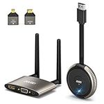 Wireless HDMI Transmitter and Receiver 4K, 5G 165FT/50M HDMI Extender HDMI VGA Video/Audio Dual Screen Transmission, Live Transmission for Laptop, Tablet, Camera, Support Nefix/TikTok/YouTube