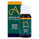 Absolute Aromas Black Pepper Essential Oil 10ml - 100% Pure, Natural, Undiluted, Vegan and Cruelty-Free - for use in Diffusers and Aromatherapy Blends