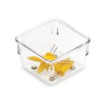 Interdesign Linus Plastic Drawer Organiser, Clear