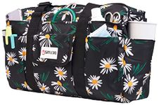 SHYLERO Nurse Bag Has 21 Pockets. Medical Bag is Big and Waterproof. Used as Utility Tote, Diaper Bag, Daily Work Bag