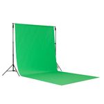 Manfrotto Vinyl Backdrop/Floor 2.75 m x 6 m Chroma Key Green, Matt Green Screen for Backdrops and Floors, Durable Fabric, Washable, Crease-Resistant, Reusable, LL LB7781