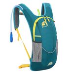 Hydration Pack,Hydration Backpack with 2L Hydration Bladder Lightweight Running Water Backpack for Women Men Kids (Dark Green)