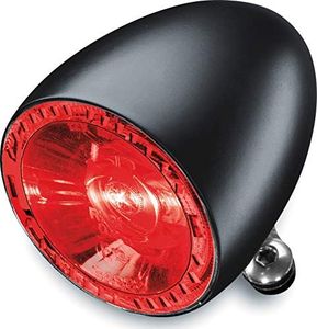 Kuryakyn 2861 Motorcycle Lighting Accessory: Kellermann Bullet 1000 RB, Rear LED Running/Turn Signal/Blinker Light, Red/Red, Satin Black, Pack of 1