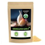 Garlic granules (500g, 1.1lb), granulated garlic, 100% natural from gently dried garlic, ground garlic powder without additives