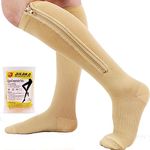 Ailaka Medical 15-20 mmHg Zipper Compression Socks Women Men