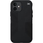 Speck Products Presidio2 Grip iPhone 12, iPhone 12 Pro Case, Black/Black/White