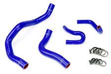 HPS 57-1413-BLUE Blue Silicone Radiator Coolant/Heater Hose Kit