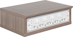 Gator Frameworks Elite Furniture Series 2U Desktop Studio Rack in Driftwood Grey Finish (GFW-ELITERK-2U-GRY)