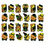 Beistle S01009AZ6 Halloween Cutouts 24 Piece, 8.5"-9.25", Multicolored