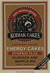 Kodiak Cakes Pumpkin Flax energy cakes superfood Protein Packed All Natural, Non GMO Protein Pancake, Flapjack & Waffle Mix 18 oz