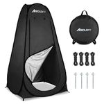 Boldfit Instant Pop-Up Privacy Tent for Camping & Travel, Waterproof Portable Changing Room, Shower & Toilet Tent with UV Protection, Foldable Outdoor Shelter for Beach, Hiking & Camping Use