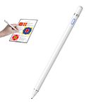 ORIbox Stylus Pen for iPad, Digital Pencil Smooth Precision Capacitive Pen Ultra Fine Point, Universal for iPhone/iPad Pro/Mini/Air/Android/Microsoft/Surface and Other Touch Screens, E-White