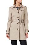 Tommy Hilfiger Women Heritage Single Breasted Trench Jacket for In-Between Weather, Beige (Medium Taupe), S