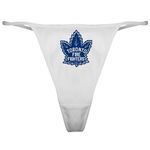 CafePress Toronto Firefighter Maple Leaf Thong Thong Underwear, Funny Womens Panties White