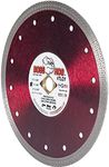 Delta Diamond Boss Hog Supreme Mesh Turbo 7 Inch Super Thin Diamond Saw Blade, DM-7/8"-5/8" Arbor, Wet/Dry, for Porcelain Tile, Ceramic Tile, Stone, Granite, Marble (7")