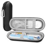 HANNEA® Electric Toothbrush Hard Travel Case Compatible with Oral-B Pro Pro 500 300 1500 iO series 7 8 9 Electric Toothbrush, Portable EVA Protective Storage Bag Holder with Mesh Pocket