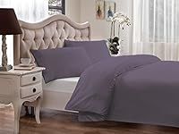 Brielle Percale Modal from Beech Duvet Cover Set, King, Purple