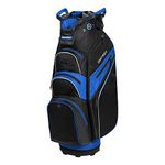 Datrek Lite Rider Pro Golf Cart Bag, Black/Royal/Silver